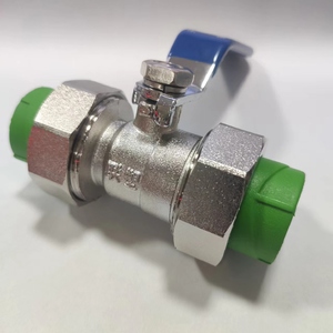 联塑ppr双活接球阀家装精品绿色热熔管件冷热水20/25加厚手柄阀门