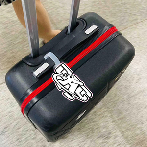 gag潮酷流行网红拉杆箱旅行箱行李箱书包装饰个性吊牌挂牌标签牌