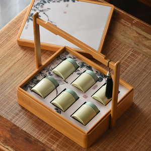 小罐茶竹盒