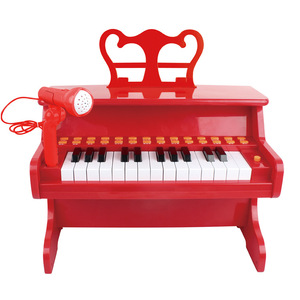 宝丽儿童电子琴女孩钢琴玩具小孩琴初学插电带麦克风宝宝1-3-6岁