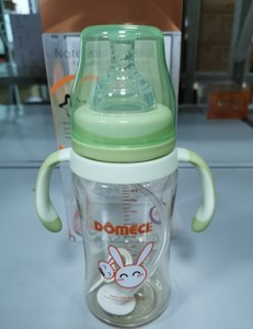 多美茜PPSU宽口径奶瓶初生婴儿宝宝PPSU奶瓶 防胀气吸管手把 包邮
