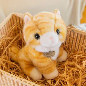 可爱会叫发生猫咪毛绒玩具小白猫公仔布娃娃儿童睡觉抱枕生日礼物