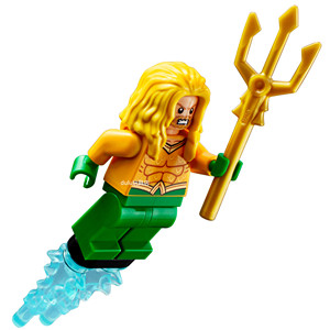 lego 乐高 超级英雄 人仔 sh557 海王 含武器 配件 76116