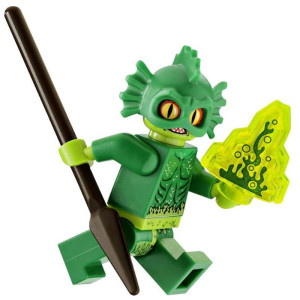 乐高 lego 怪物战士 人仔 mof014 沼泽怪 含月亮石 武器 9461