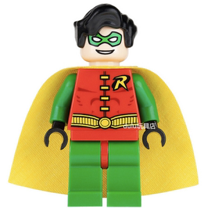 lego 乐高 超级英雄 蝙蝠侠 人仔 bat009 罗宾 7783 老版 稀有