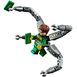 lego 乐高 超级英雄 人仔 sh616 章鱼博士 含机械触手美金 76148