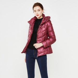 女装 女式羽绒服 毛领羽绒服 诗燕羽绒服女正品