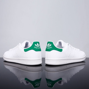 Adidas/阿迪达斯正品STAN SMITH J 女鞋经典绿尾运动板鞋FX7519
