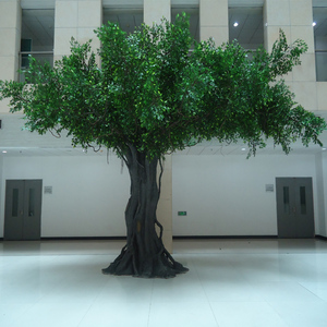 大型室内装饰仿真榕树造景酒店婚庆包柱子玻璃钢雪辉陈年如月280