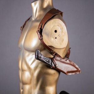 中世纪蒸汽朋克腋下装备刀套朋克角色扮演服装肩部背带支持定制