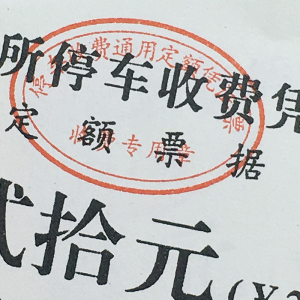 金额停车券定额停车票简易带红章泊车票停车场专用停车券凭证票据