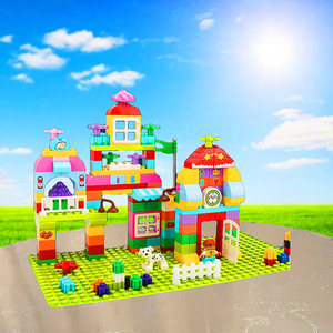 儿童积木拼装玩具益智3岁以上5幼儿益智大颗粒男孩乐高初级初学者