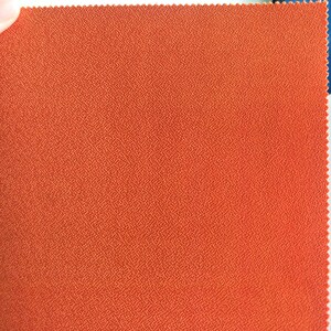 爱马仕橙高端无缝墙布客厅卧室玄关橙黄橘红橙色橘色桔色无缝壁布1人