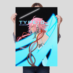 天降之物伊卡洛斯妮姆芙海报二次元动漫宿舍卧室墙贴自粘周边壁纸