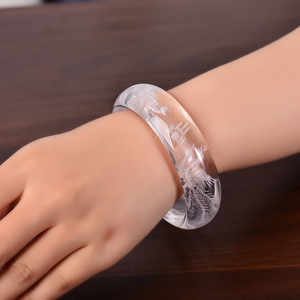 白手镯女天然水晶