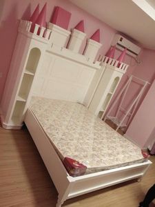 创意造型单层床城堡床省空间家具儿童附加功能床北欧梦幻定制床