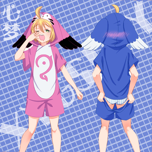 梦奇连体睡衣男女王者荣耀动漫周边二次元短袖服居家服