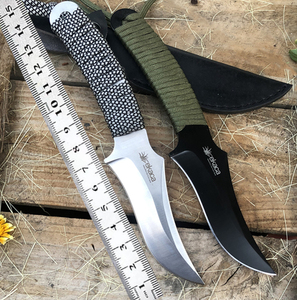 户外军刀直刀刀具防身军工刀长款荒野求生特种兵开刃锋利随身小刀