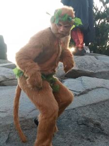 猴王出世服装毛猴衣服猴子孙悟空齐天大圣长毛猴子衣服面具手套鞋