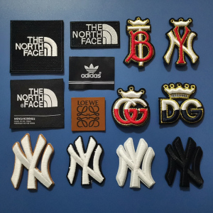 北面户外标志刺绣布贴潮牌ny羽绒服装饰运动补丁贴衣服修补魔术贴