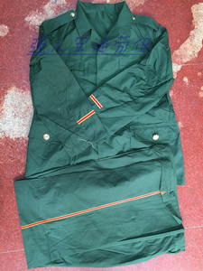 87式橄榄绿夏季的确良套装 工作服 常服