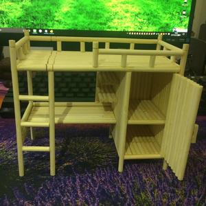 手工柜子床成品一次性筷子手工创意礼物diy制作床柜模型小床摆件