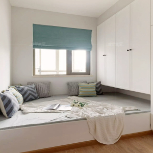 派嘉迪北欧小卧室整体榻榻米全屋定制阳台儿童房飘窗踏踏米床衣柜