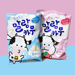 乐天牛奶糖63g韩国进口软糖零食棉花(中文版)