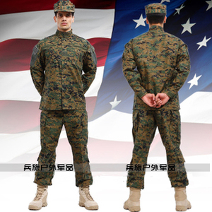 美国海军陆战队丛林数码迷彩BDU作战套服