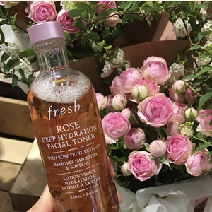 直邮fresh馥蕾诗玫瑰花瓣保湿水爽肤水250ml舒缓深层补水滋润