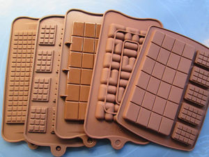 12连孔 长方形方格子华夫 DIY 硅胶蛋糕模具 布丁 巧克力块模烘焙