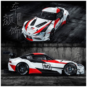 丰田拉力赛车贴
