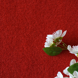 5mm拉绒红地毯长期 开业大舞台结婚婚庆天鹅绒纯色成品庆典中国风