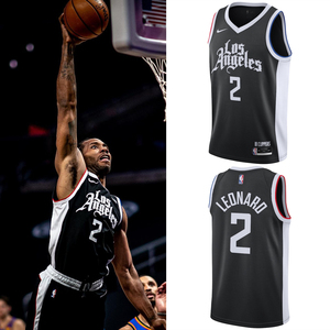 酷动城正品伦纳德洛杉矶快船nike20城市版sw球迷版球衣cn1735-017