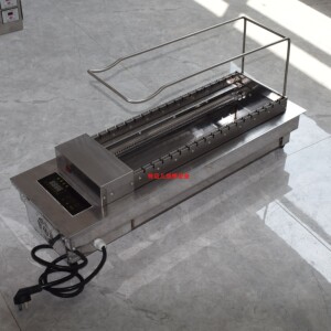 自动翻转电烤炉很久以前款烧烤炉家用商用烧烤机无烟旋转烤串机