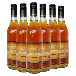 6支张裕酒文化博物馆金星高月白兰地aaa级馆藏白兰地38度700ml