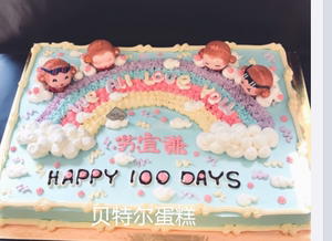 长方形蛋糕生日