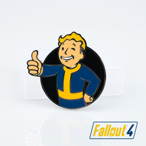 辐射4 vaultboy 哔哔小子珐琅金属徽章钥匙扣吊坠周边送特典