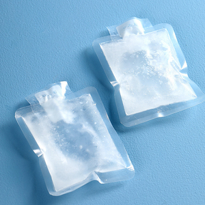 日本FaSoLa注水冰袋食品级冰箱保鲜重复使用快递专用一次性密封袋
