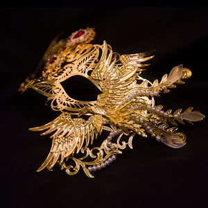 面具古风汉服原创