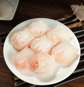 安井虾饺广东闽南名小吃潮汕美食酒楼点心水晶虾仁饺480g*2包