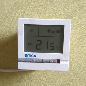 tica天加中央空调面板风机盘管控制器温控器三速开关线控器ta108