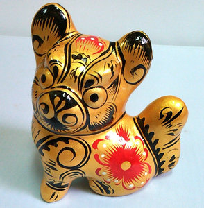 金狗凤翔泥塑陕西民间工艺品十二生肖狗出国可带学生美术用品教学