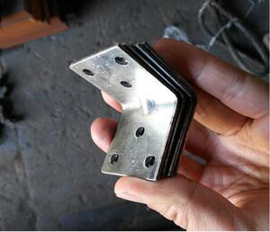 连栋大棚配件方管直角连接件90度角卡角码卡幕墙角7字连接固定卡