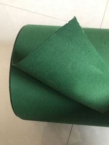 军绿色有机硅帆布中央空调出风口软连接导风布篷布防晒遮阳布