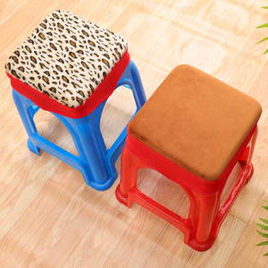 家用餐桌椅子胶凳子垫子坐垫套罩加厚正方形一体防滑屁股屁垫冬季