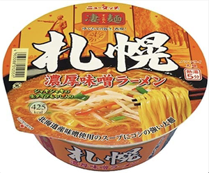 日本yamadai凄面 札幌味增拉面味噌北海道叉烧豚骨桶装泡面条速食