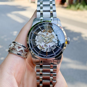 国内现货hamilton/汉密尔顿男款镂空机械手表h406550