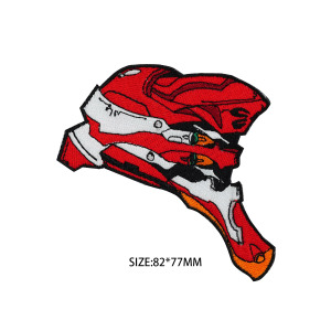 eva二号机2号机 动漫刺绣补丁士气战术徽章可缝自粘布贴魔术贴