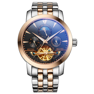 000人付款淘宝名仕爵手表男机械表全自动精钢男士手表防水百搭新款款